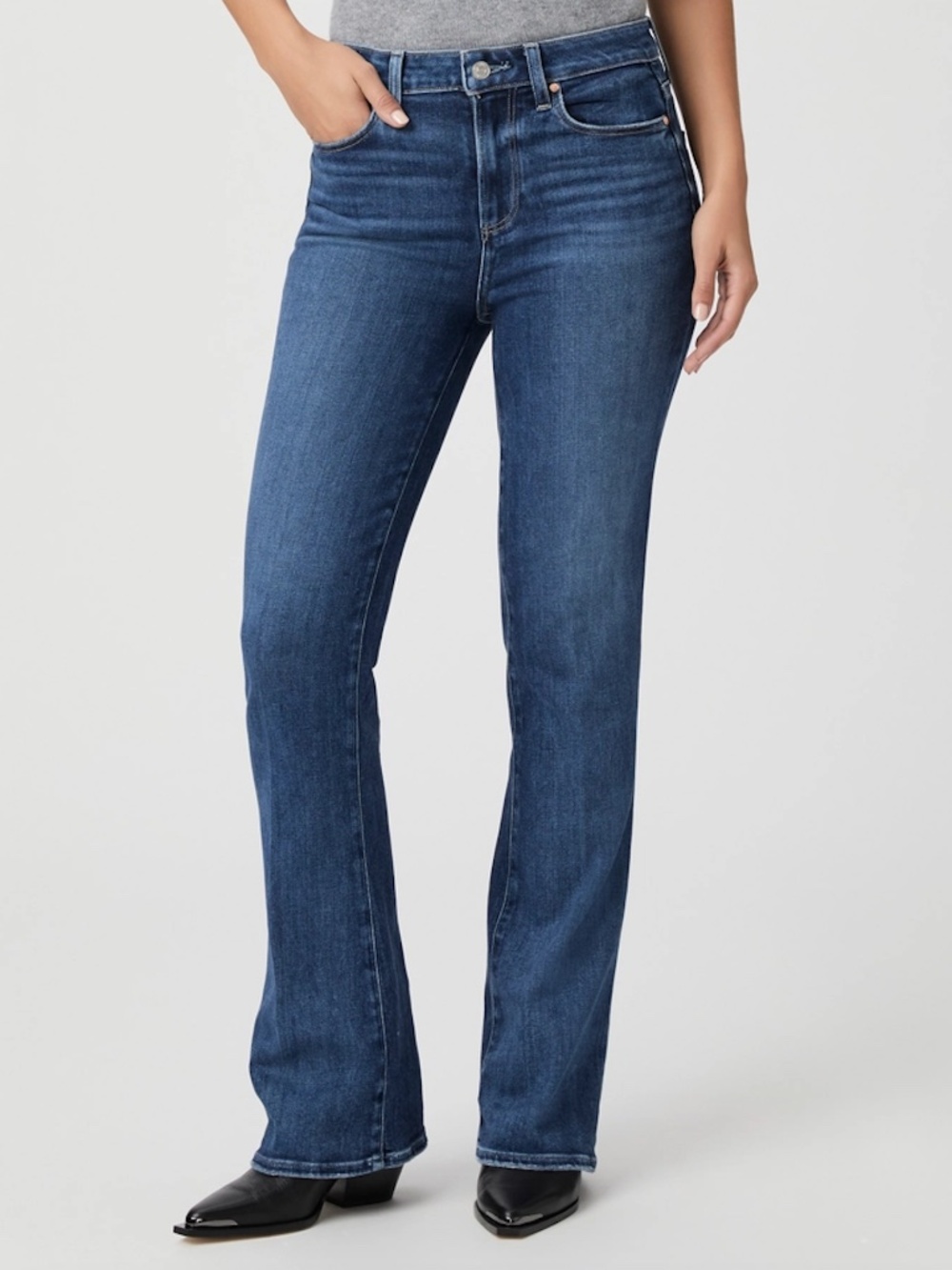 Paige High Rise Laurel Canyon Jeans Bootcut 24